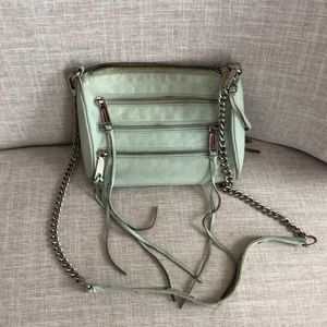 Rebecca Minkoff Crossbody zipper bag (Mint) 🍃